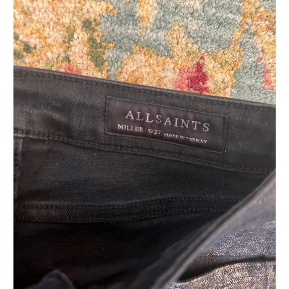 NWOT AllSaints Metallic Snake Print Miller Jean Pants - Picture 9 of 10